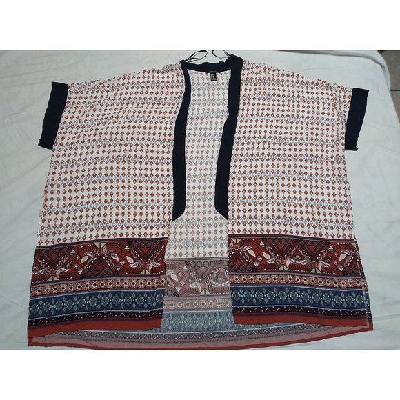 Forever 21 Oversized Open-front Kimono. - Picture 3 of 9